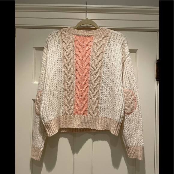 NWT - Anthro Sleeping on Snow Marie Cable , sz M - Picture 4 of 6